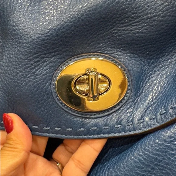 Hampton XL Turnlock Flap Satchel RARE - Picture 5 of 9